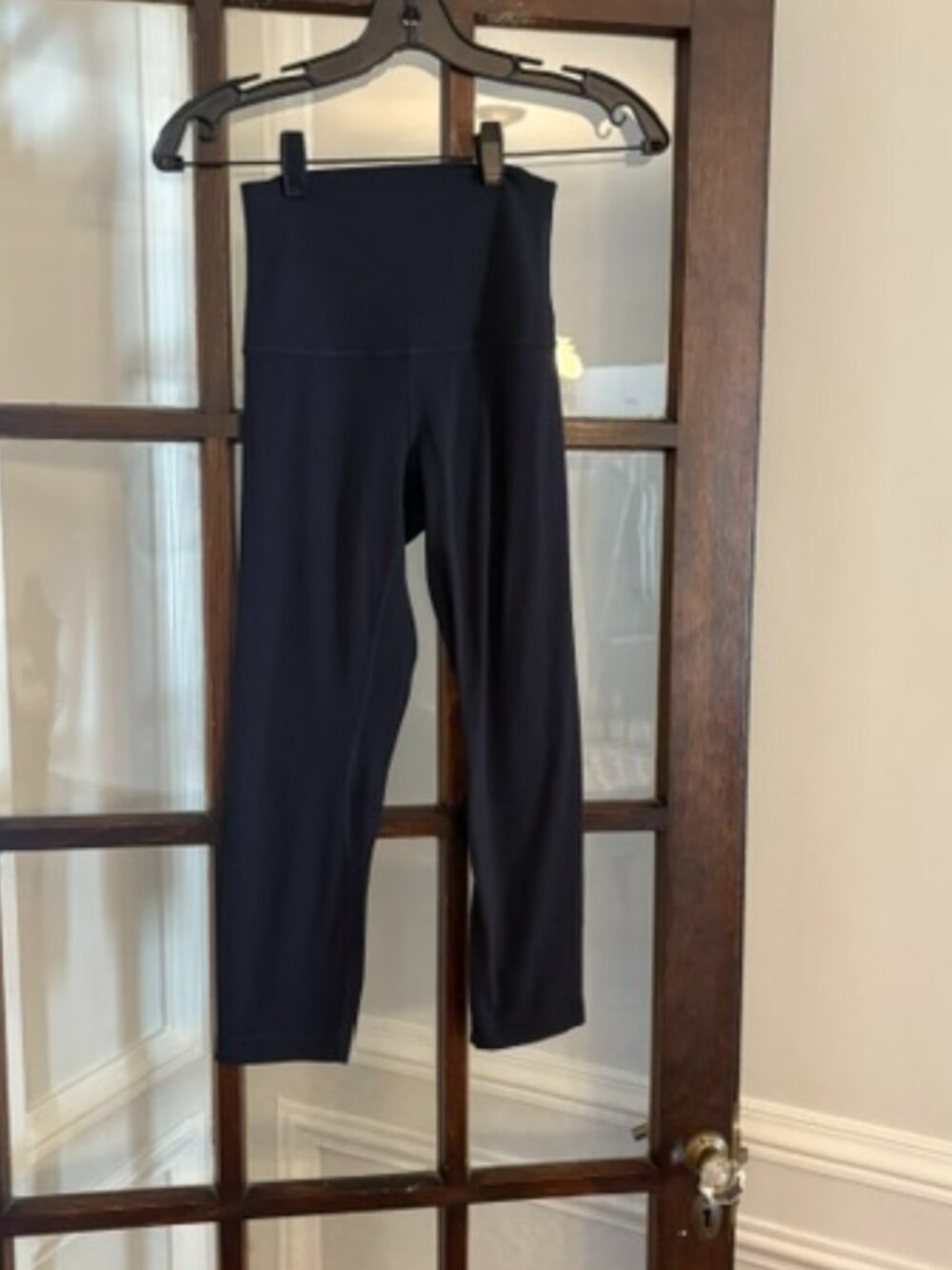 Lululemon Black Align Super High-Rise Crop Legging, Size 4